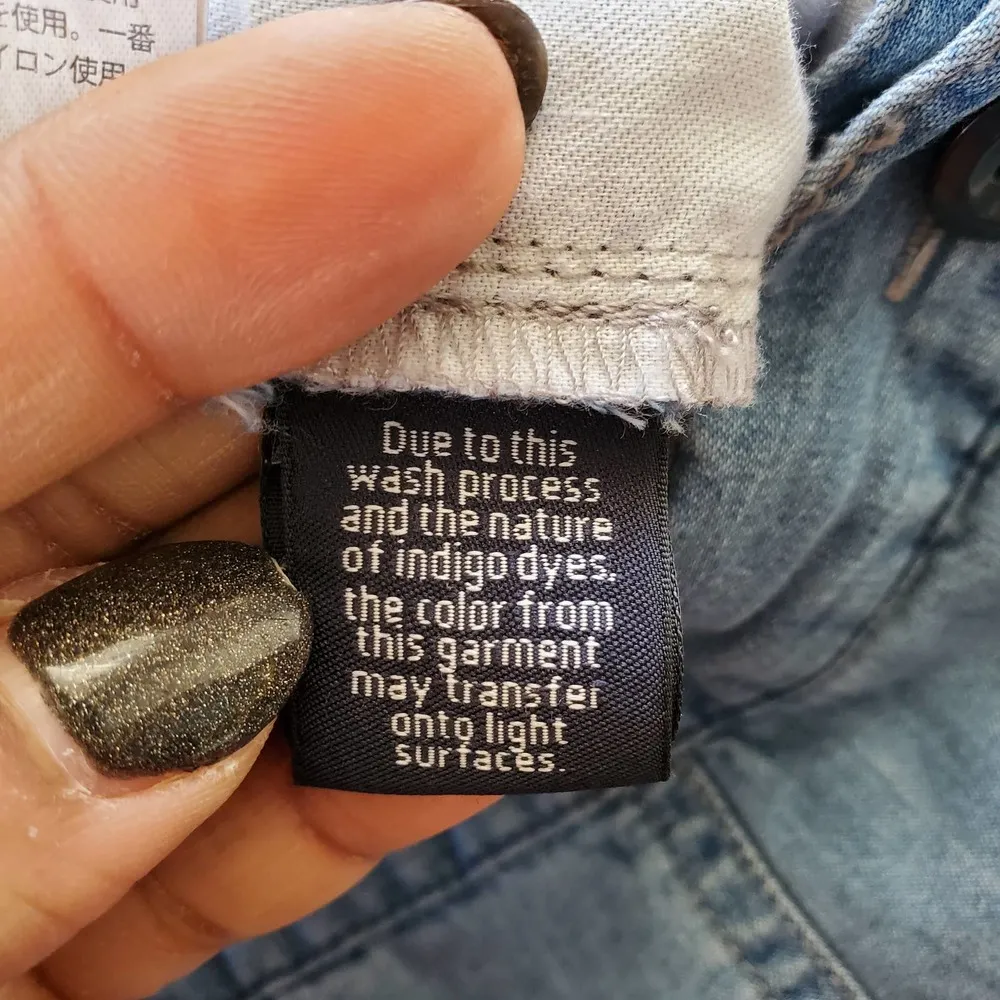 J. Crew Blue Lightweight A Line Pocketed Chambray Midi Jean Skirt 30 - Image 8