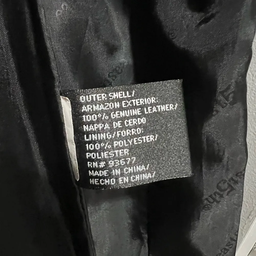 Vintage Y2K leather jacket - Image 6