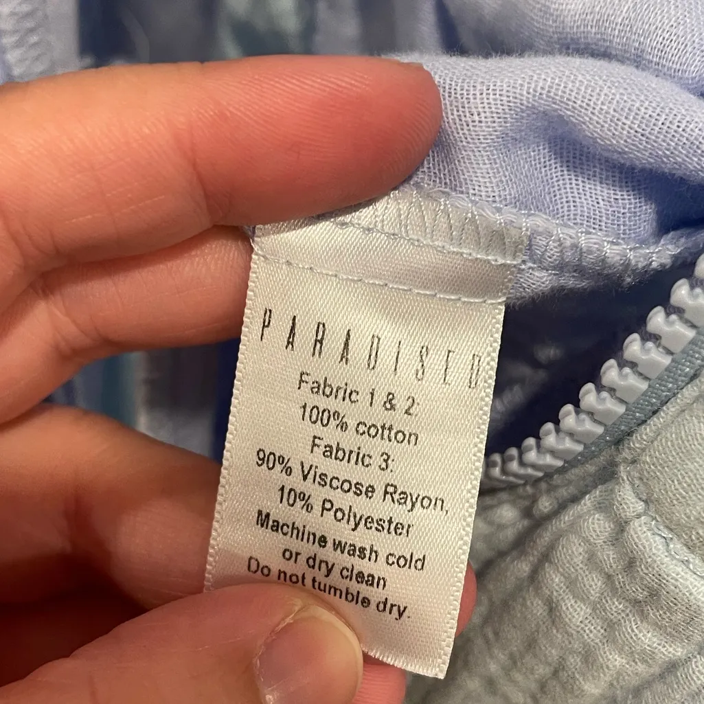 Paradised Blue Kelsey Jumpsuit‎ Size XS - Image 9