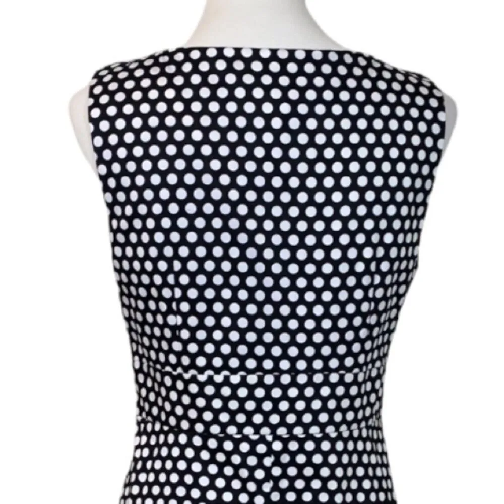 Spense Black White Polka Dot V - Image 8