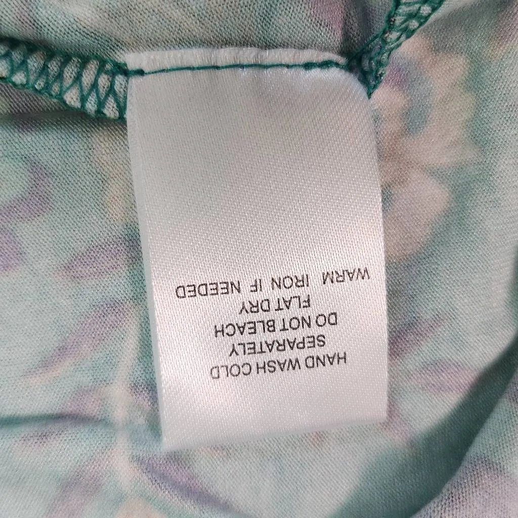 Daniel Rainn Blue Floral Blouse NWT Size 1X Plus Size Turquoise Blue Blouse - Image 9