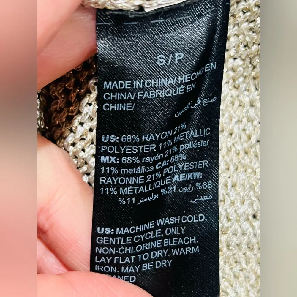 White House Black Market golden sweater size S like new 👈🏻 - Image 5