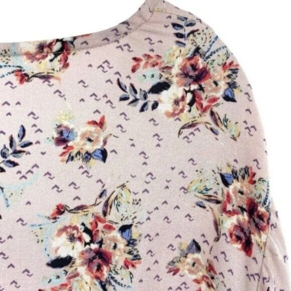 Maurices Floral Boho Peasant Top Long Sleeve 2X - Image 11