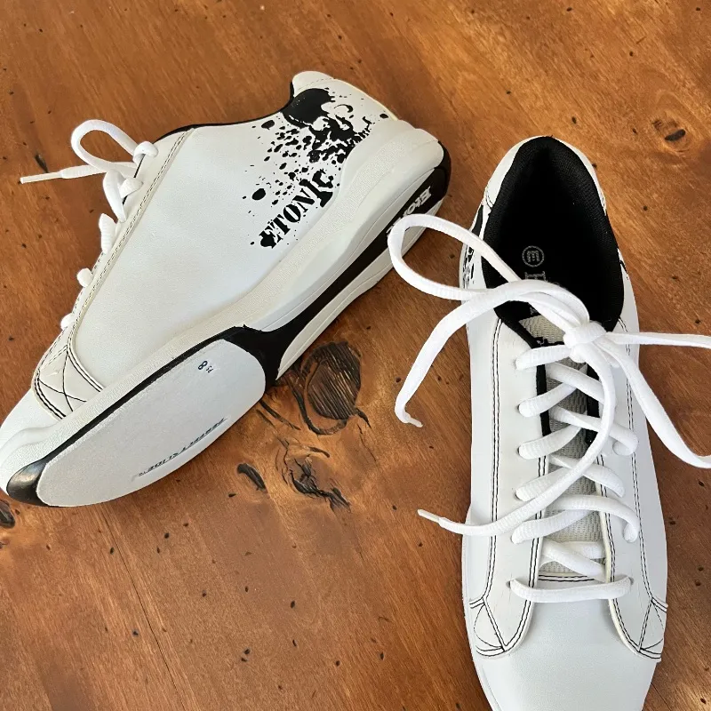 Etonic Perfect Slide B&W Sneakers‎ Black Size 7 - Image 5