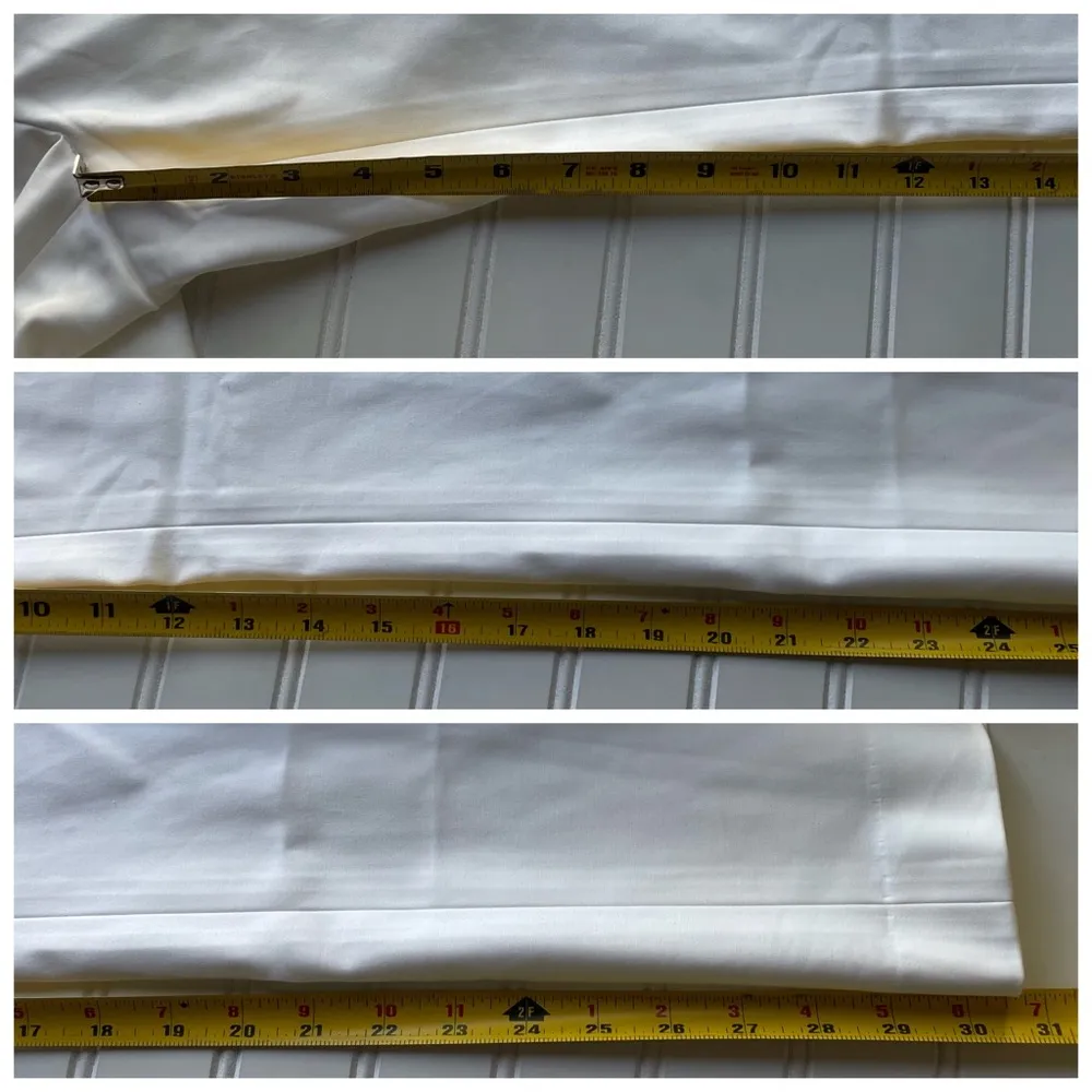 Banana Republic Martin Flare Trouser Leg Pant White Size 10S Short NWT mid rise - Image 5