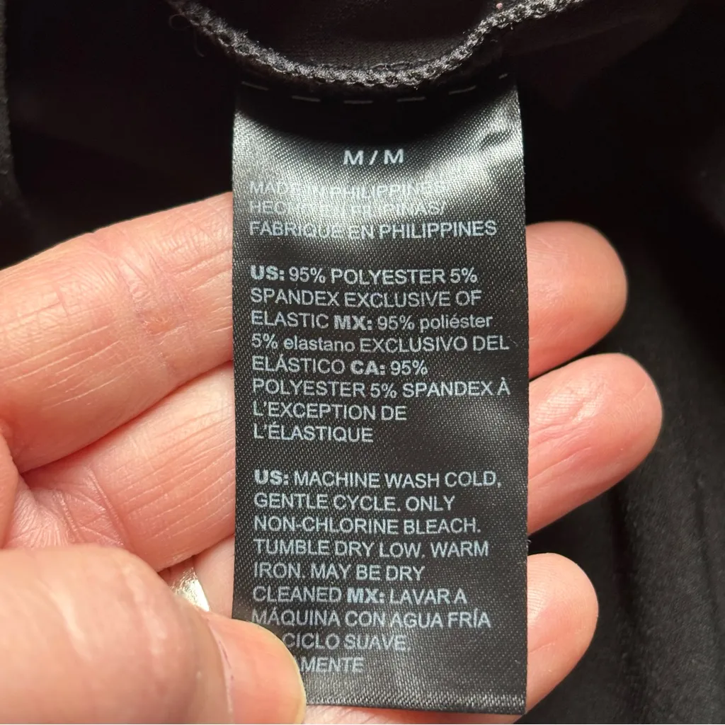 White House Black Market Kimono Sleeve Smocked Elastic Waist V-Neck Dress-Size M - Image 9