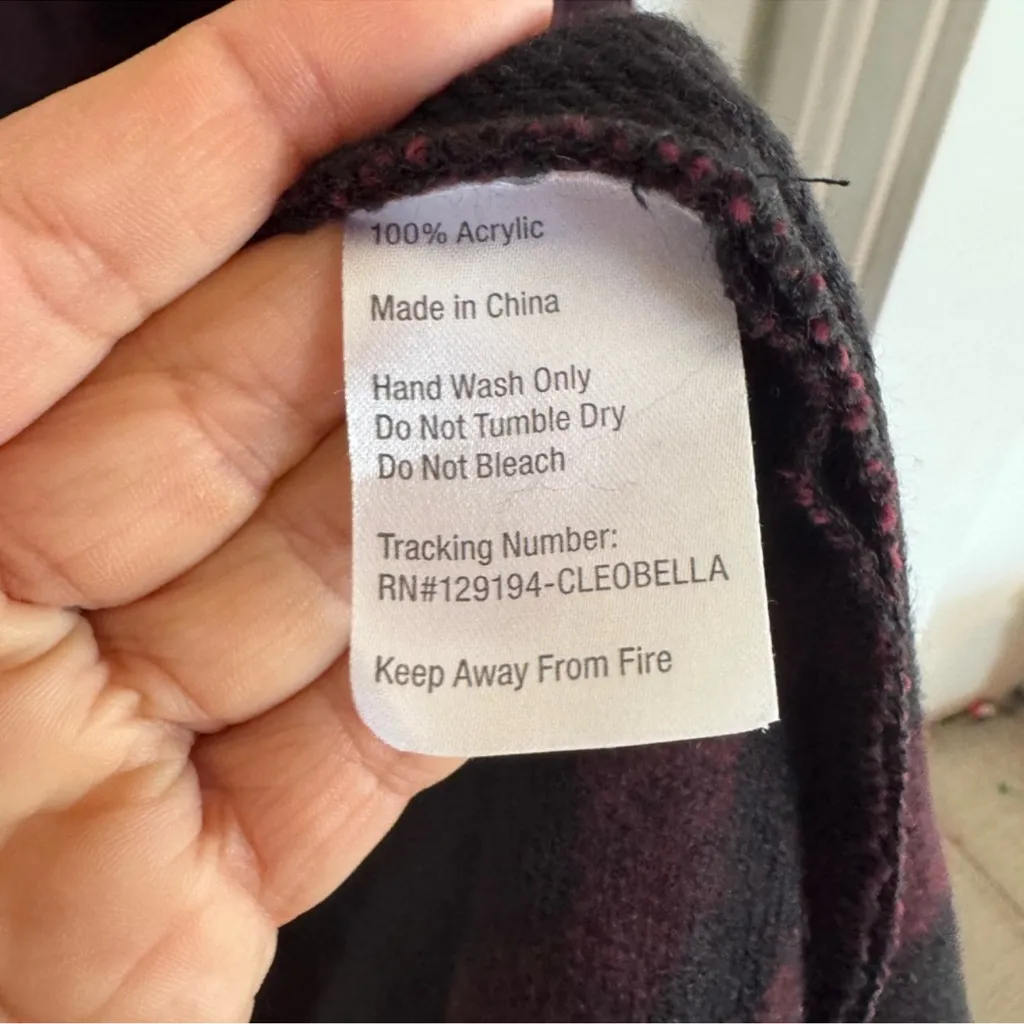 Cleobella  Sevigny purple capelet - Image 6