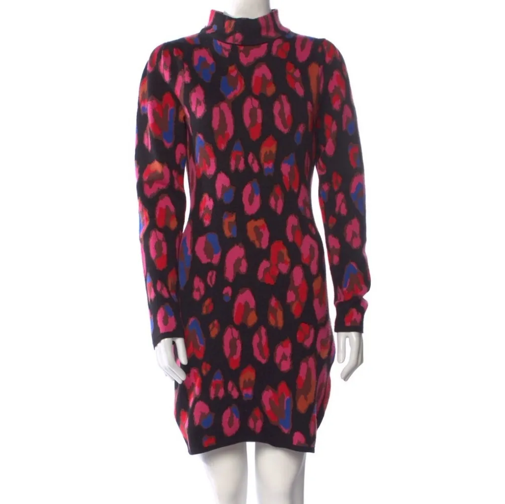 Farm‎ Rio Printed Mini Sweater Dress - Image 7