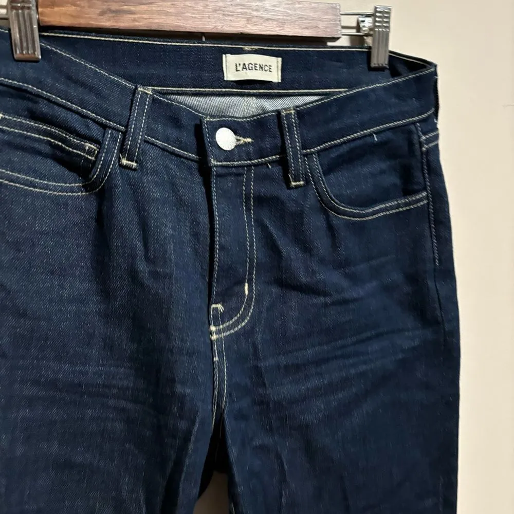 L’AGENCE El Matador Slim High Rise Jeans Blue Size 25 - Image 4