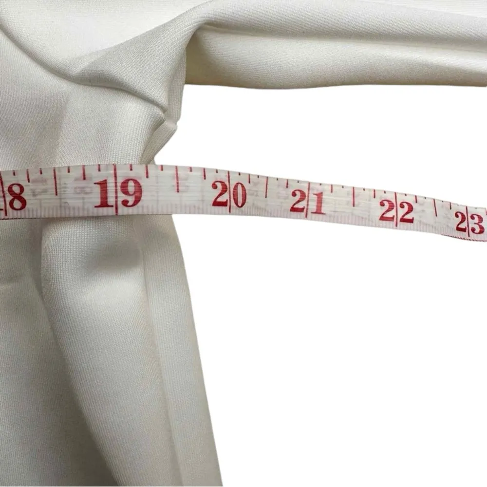 Addison Bay White Zip Up Pullover Size XS - Image 8