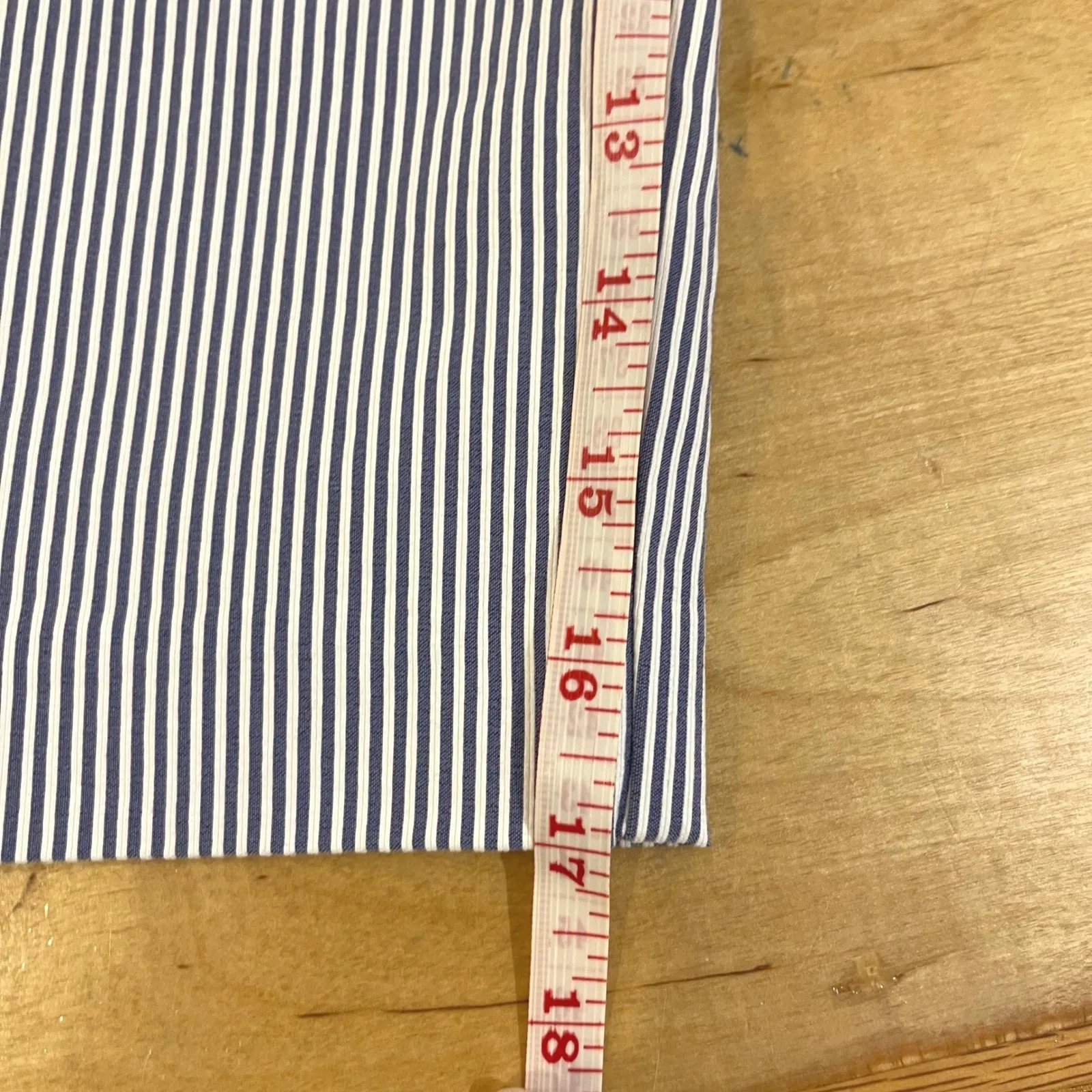 Counterparts Womens Cropped Pants Striped Capri Stretch Size M - Image 8