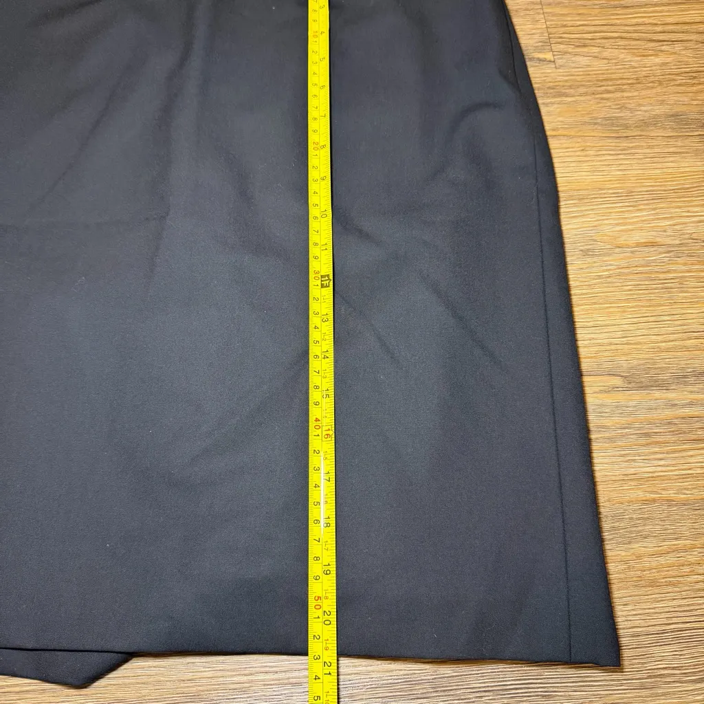 LOFT Elegant Black Pencil Skirt Size 4 | Classic Tailored Office Work Wear - Image 6
