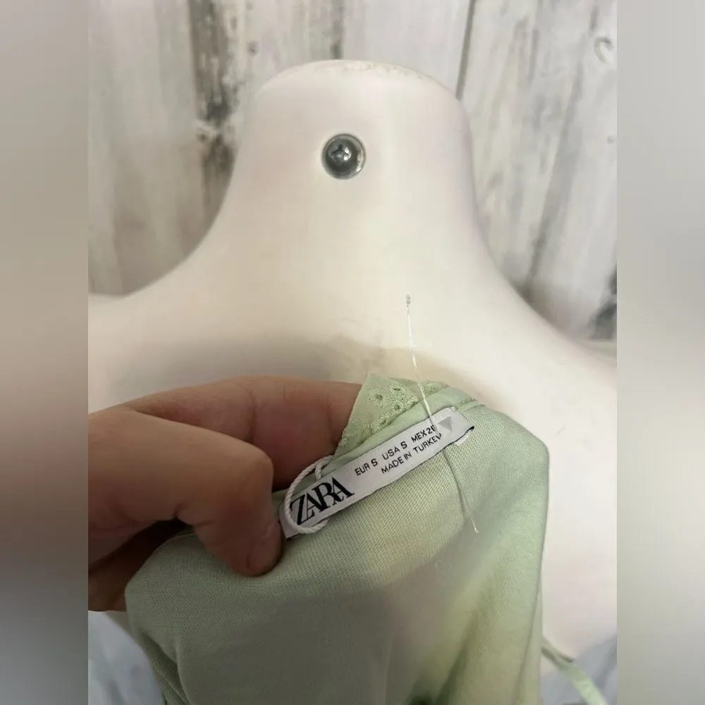 Green Zara dress - Image 3