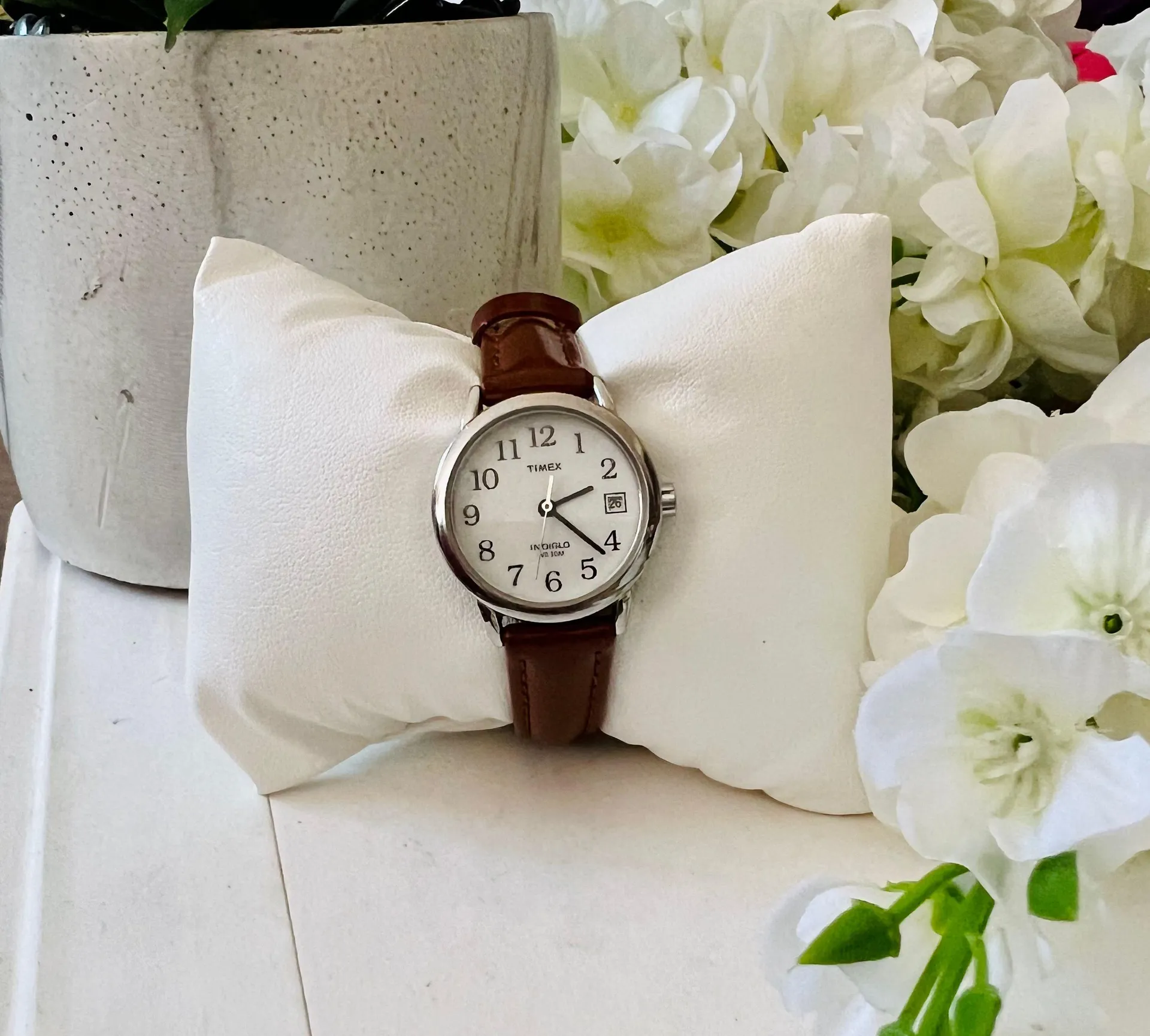 Indiglo Brown Leather Watch - Image 4