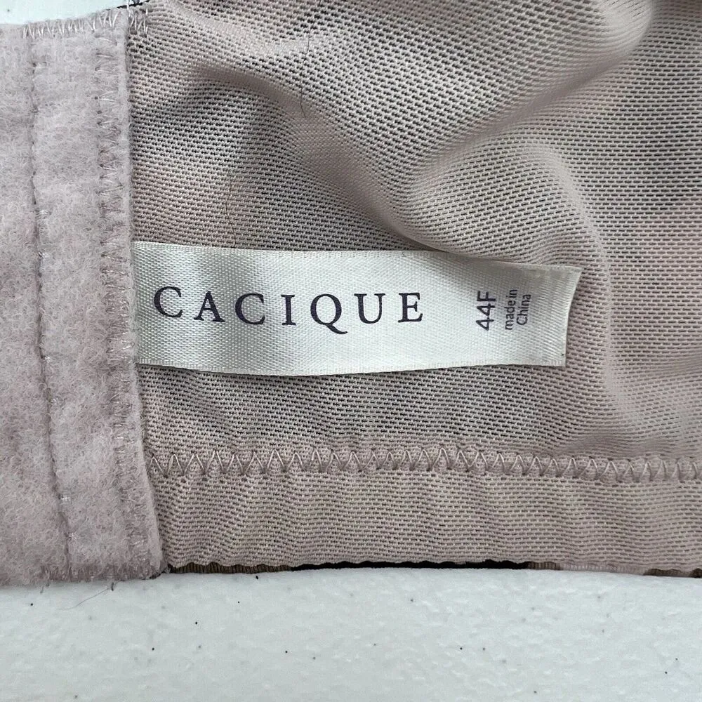 Cacique 44F Bra True Embrace T-Shirt Balconette Lightly Lined Floral Underwired - Image 13
