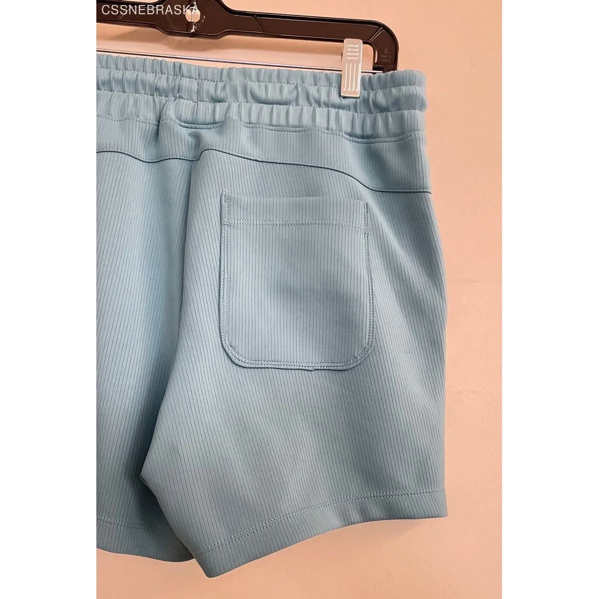 Mondetta Blue‎ Women's Midweight Ribbed Scuba Short - Size Small - Image 6