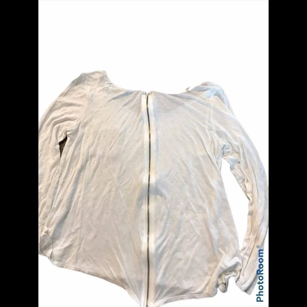 Heart & Hips Heart & Hip Medium Cheetah Blouse White - Image 10