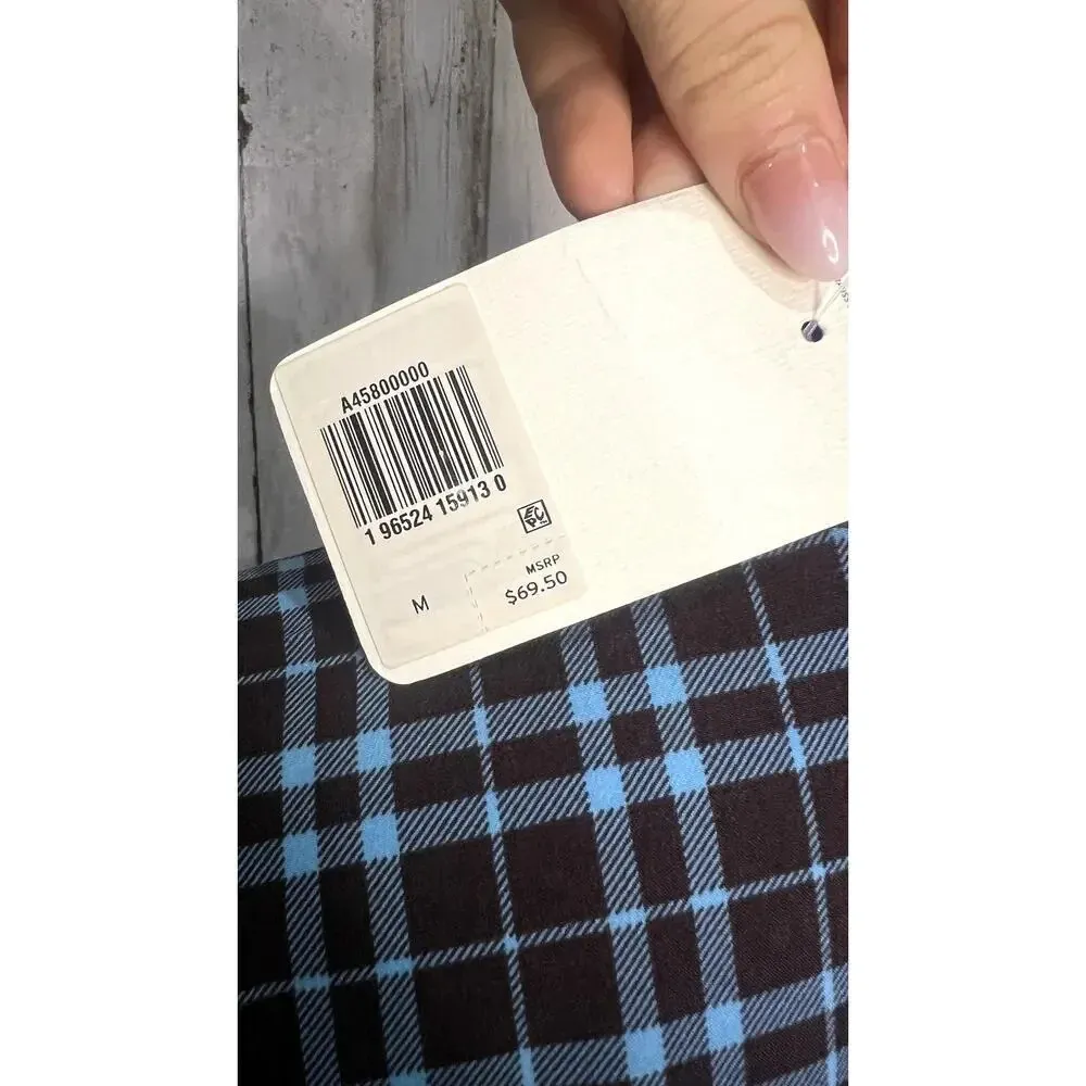 NWT Levi's Women's Plaid Collared Blouse Size‎ Medium Long Sleeve Casual - Image 4