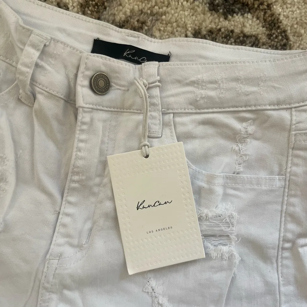 Womens Kancan Los Angeles White Short sz 5/26 - Image 2