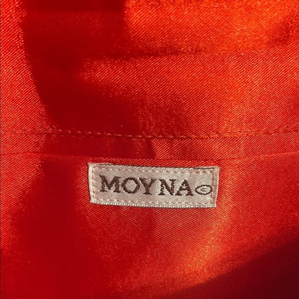 Moyna Pink and Black Leopard Patterned Beaded Clutch - Image 2