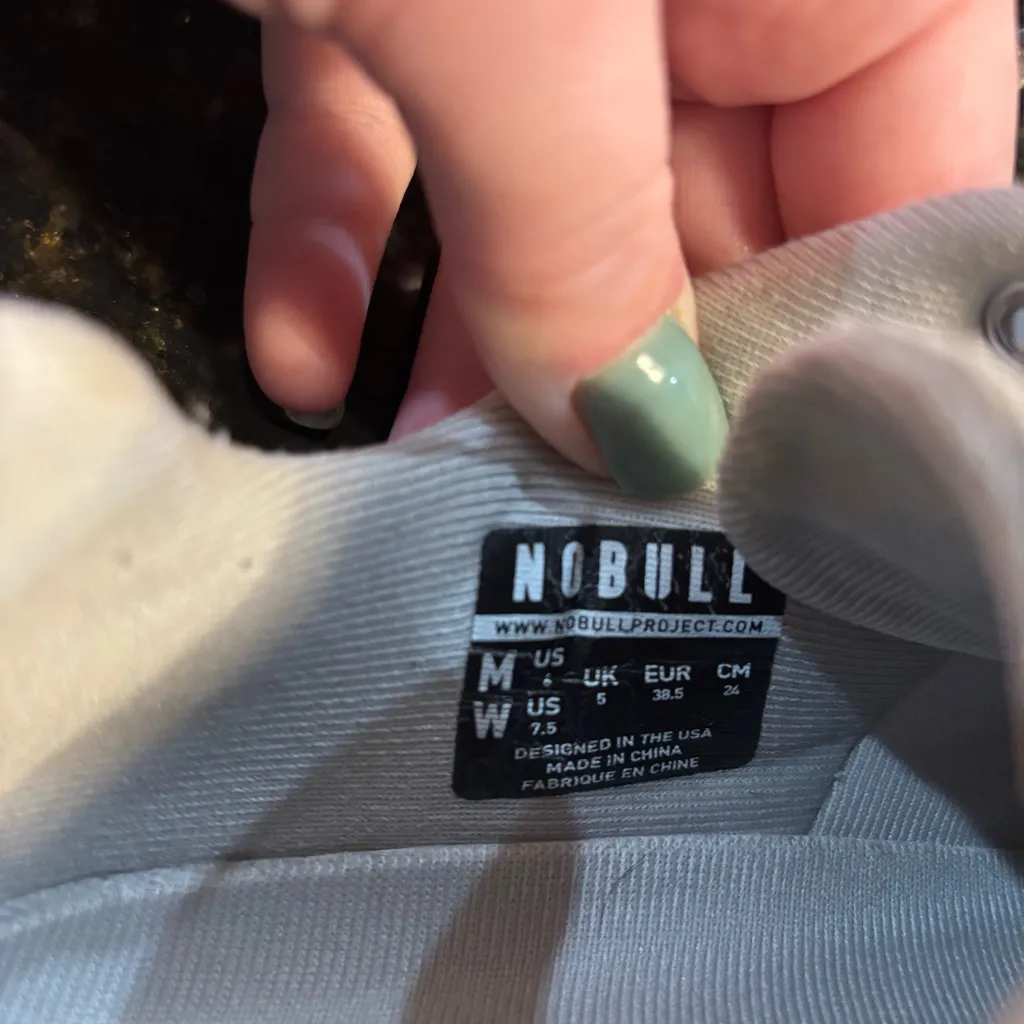 Nobull Women’s Grey Canvas Trainer CrossFit Shoes Women’s Size 7.5 - Image 8