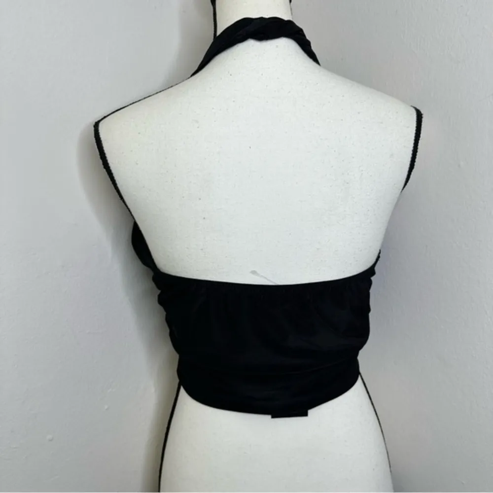 Saints Womens Halter‎ Top Blouse Backless Black Size Medium - Image 4
