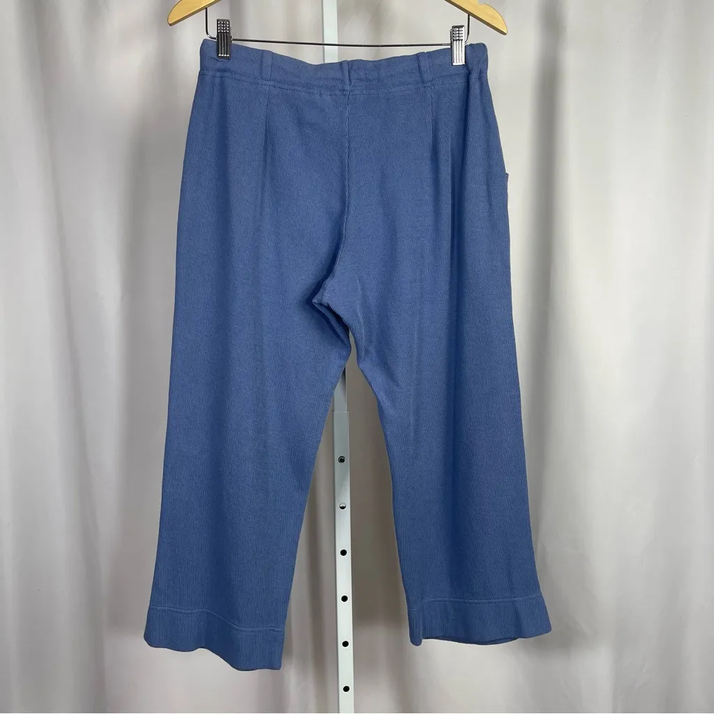 Columbia Small Wide Leg Casual Lounge Pants Capri Ankle Crop Vacation Retro - Image 2