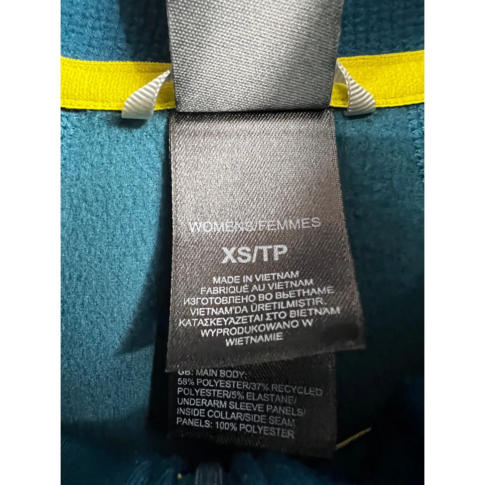 The North Face  Women’s Blue Soft Shell Full Zip‎ FlashDry Jacket Size XS - Image 4