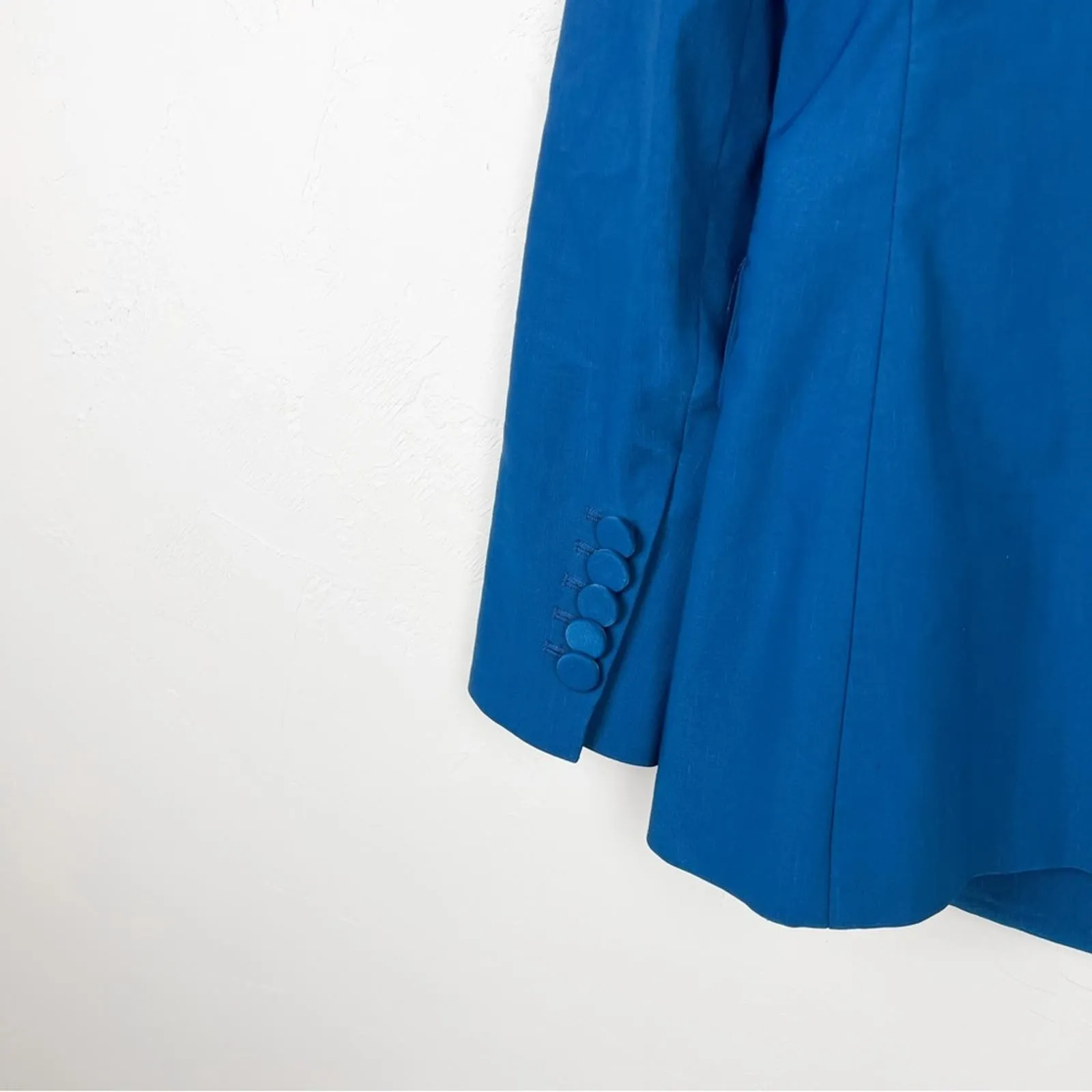 Veronica Beard Long and Lean Dickey Blazer Suit Jacket in Cerulean Blue - Image 12