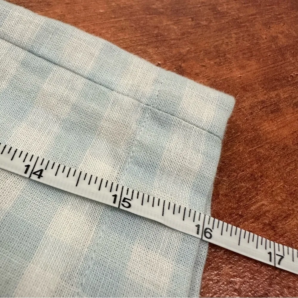 Aritzia x Sunday Best Linen Mini Skirt Blue Size 8 - Image 5