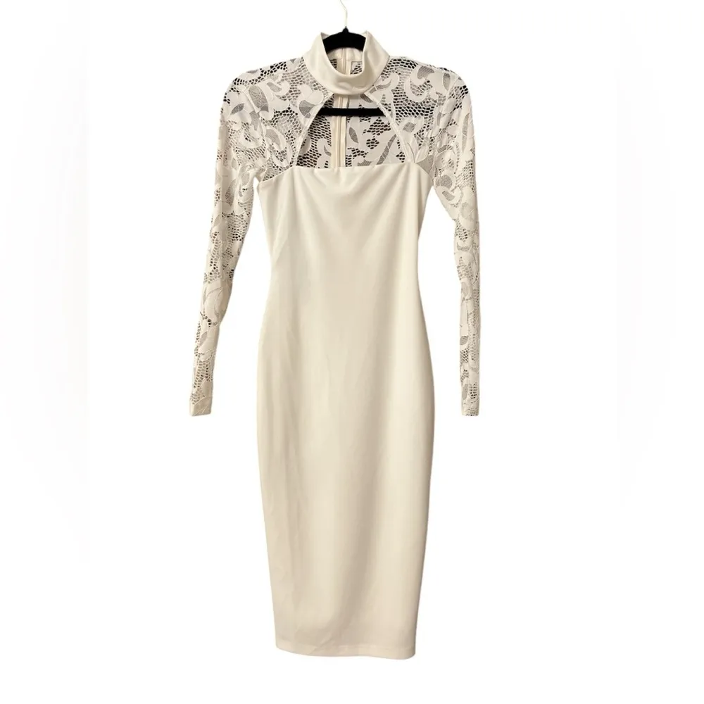 Nookie x Revolve Lady Lace long sleeve dress in white NWT - Image 3