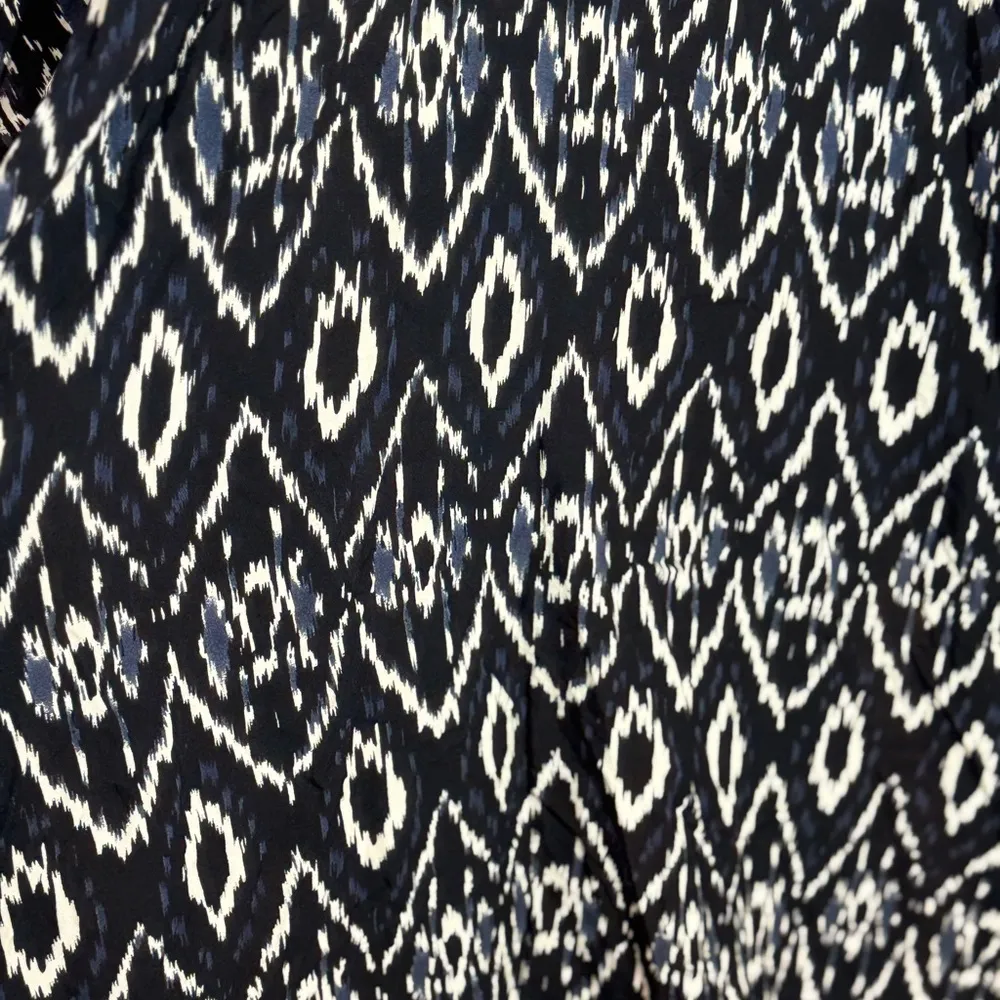 Anthropologie In Our Nature Kimono Top Cardigan Ikat Midnight One Size. E34 Blue - Image 3