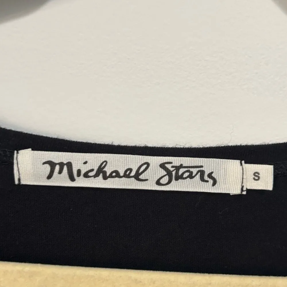 Michael Stars Black Women's Long Sleeve Top Small - Image 2
