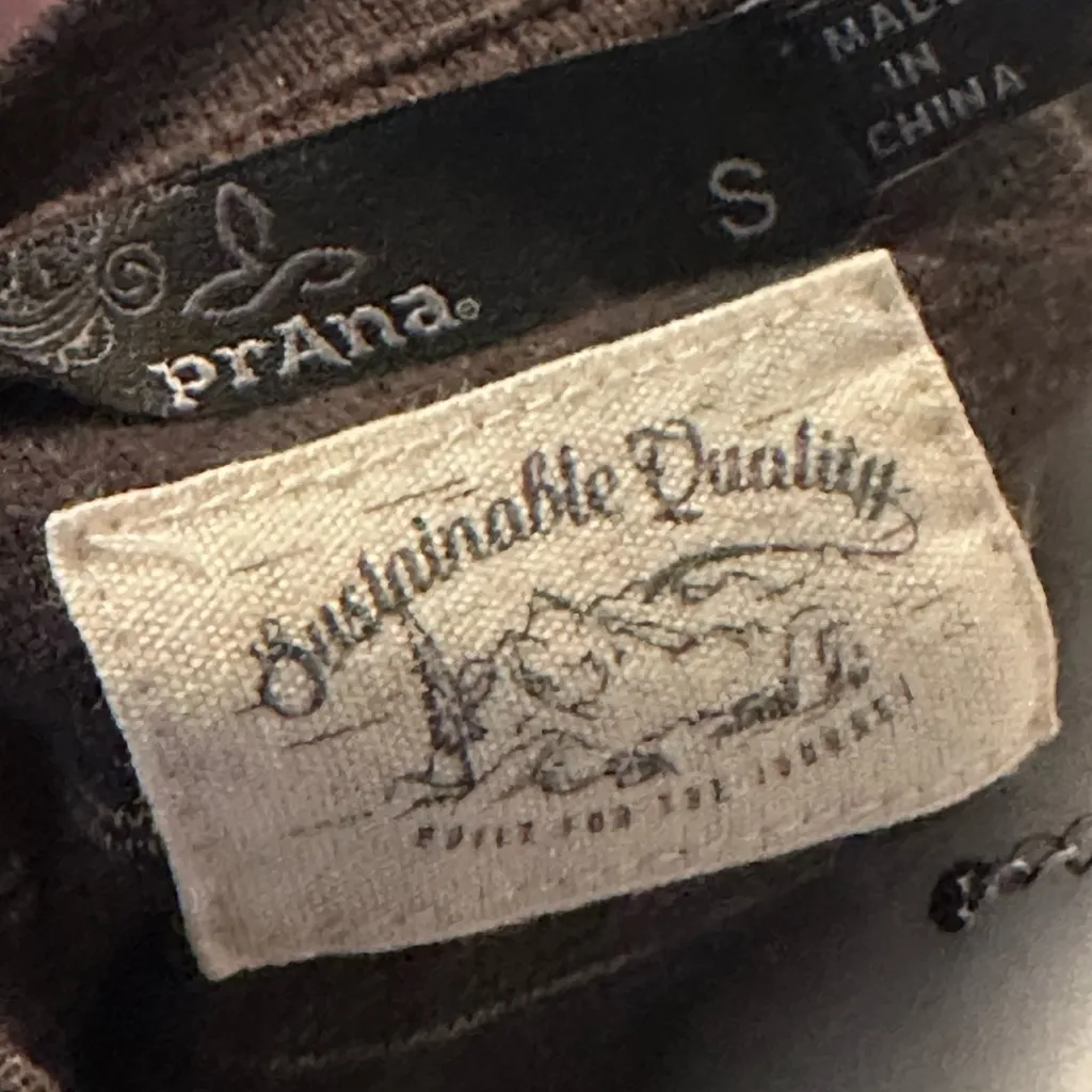 prAna Womens Striped Drawstring Waist Cap Sleeve Midi Dress Size S - Image 3