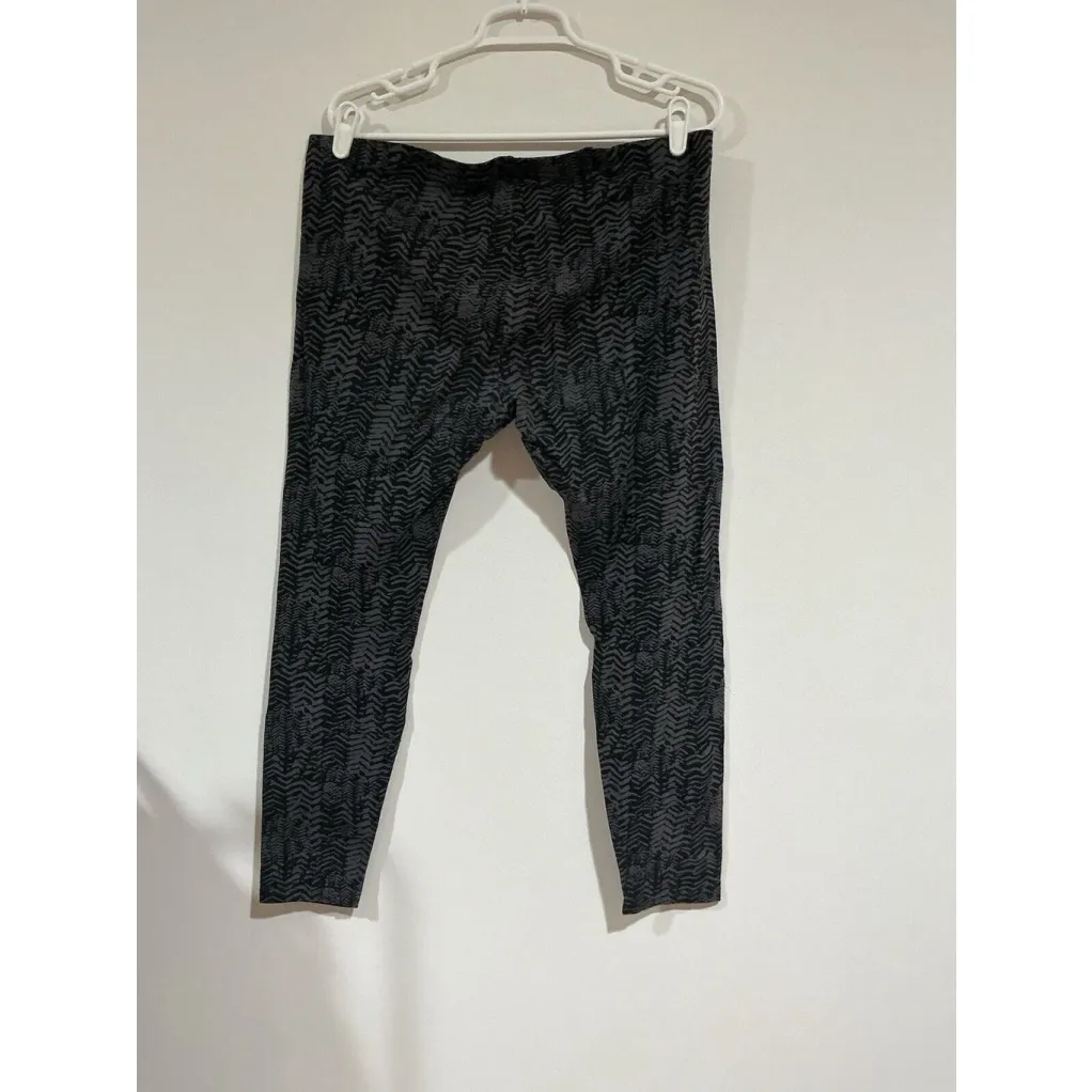 Simply Vera Vera Wang Women Legging Black Mid Rise Elastic Waist Pull On Size XL - Image 2