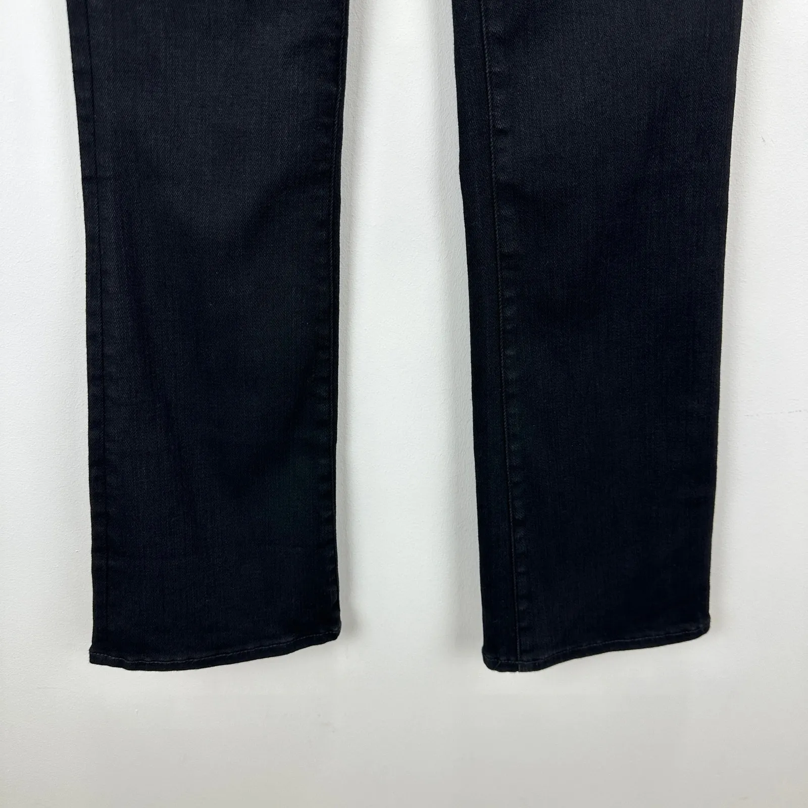 Madewell Mid Rise Kick Out Crop Jeans Black Flare Stretch Minimalist US 23 NWT - Image 10