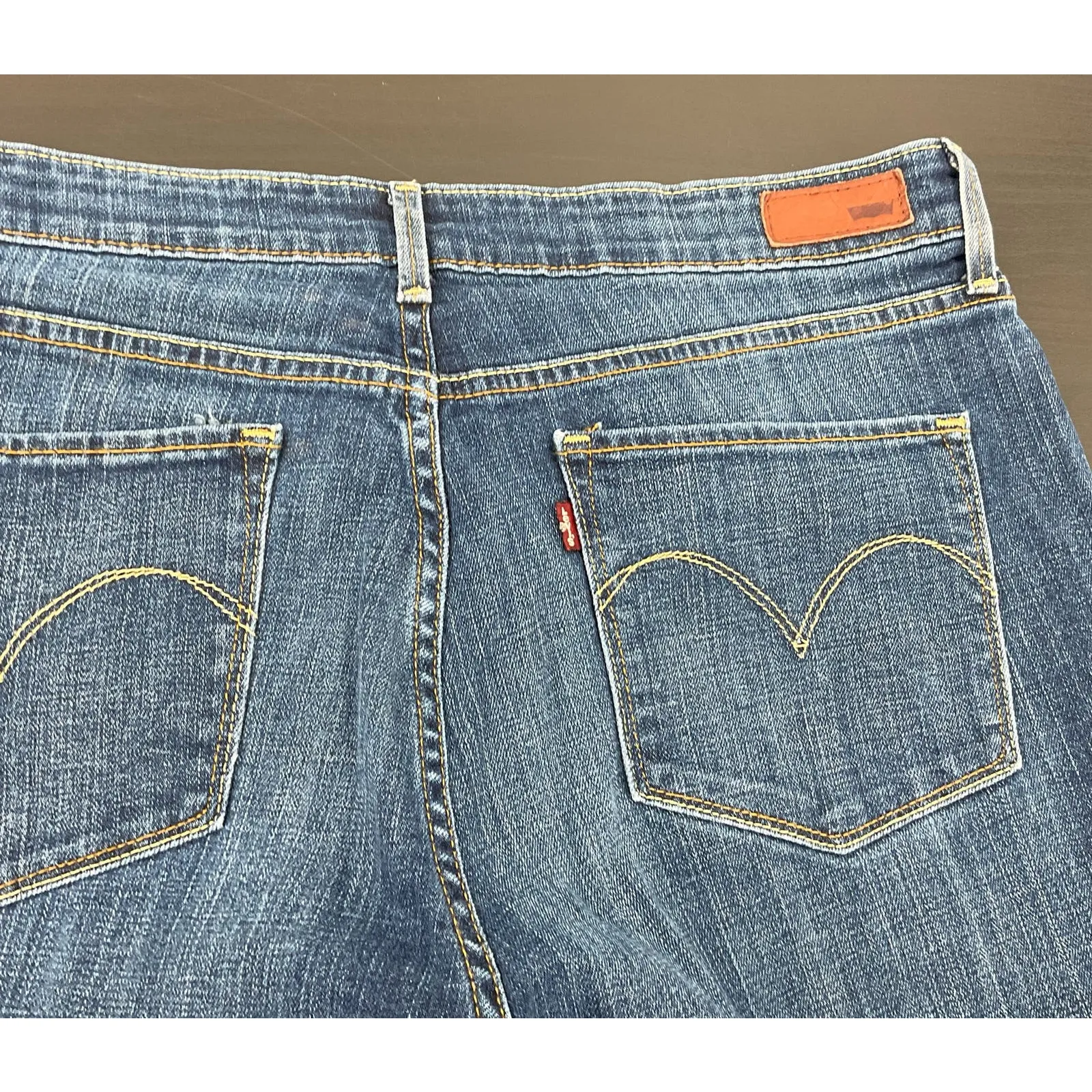 Levi's Womens Jeans Size‎ 33 Classic Rise Boot Pre-Owned (X178) - Image 7