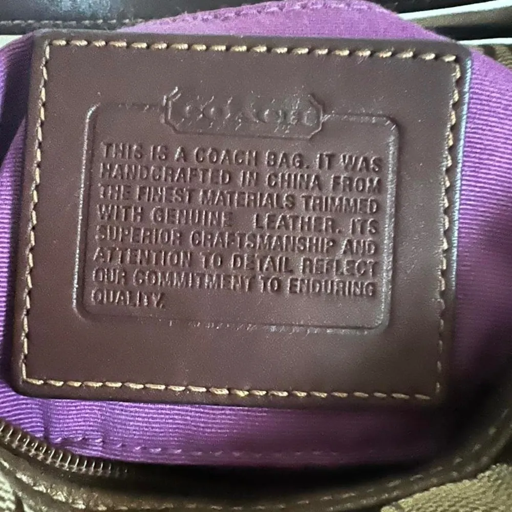 Brown Coach small shoulder bag - Image 2