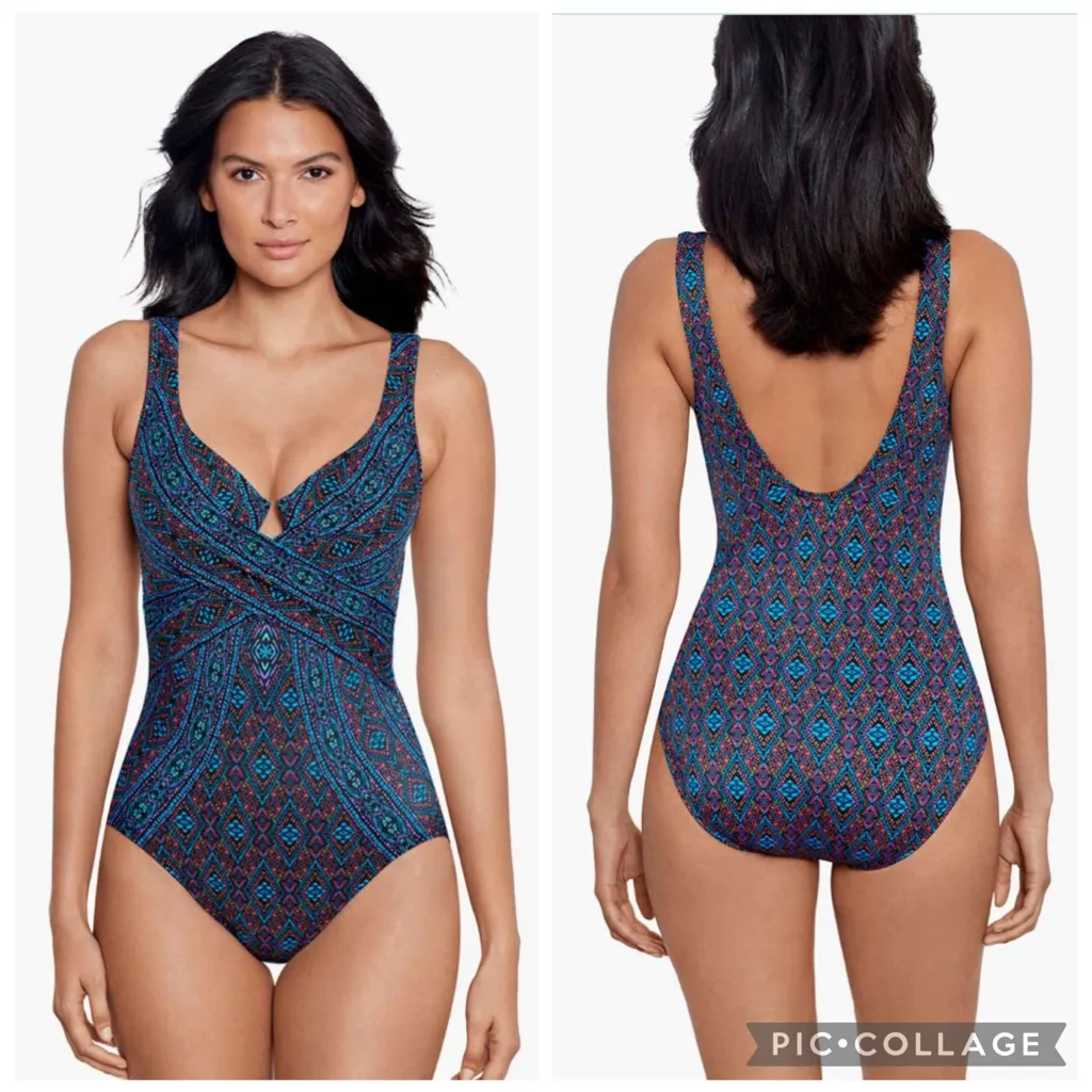 Miraclesuit Romani Criss Cross Escape One Piece Swimsuit 16 - Image 2