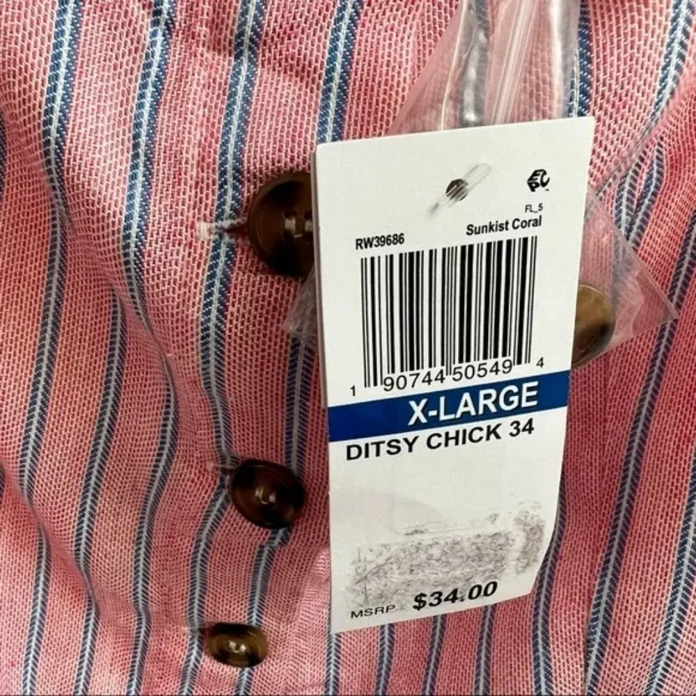 NWT Ultra Flirt Juniors Striped Crop Top Size XL   LTOP158 - Image 5