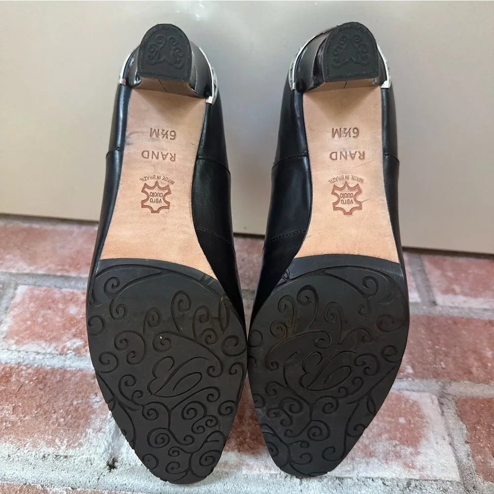 Brighton Rand Booties Heels Metal Witchy Vintage Women’s 6.5 Black Dark Academia - Image 8