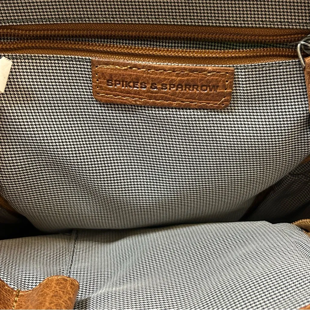 Anthropologie | Spikes & Sparrow 100% genuine Leather Sling Bag | Crossbody |🤎 Brown - Image 11