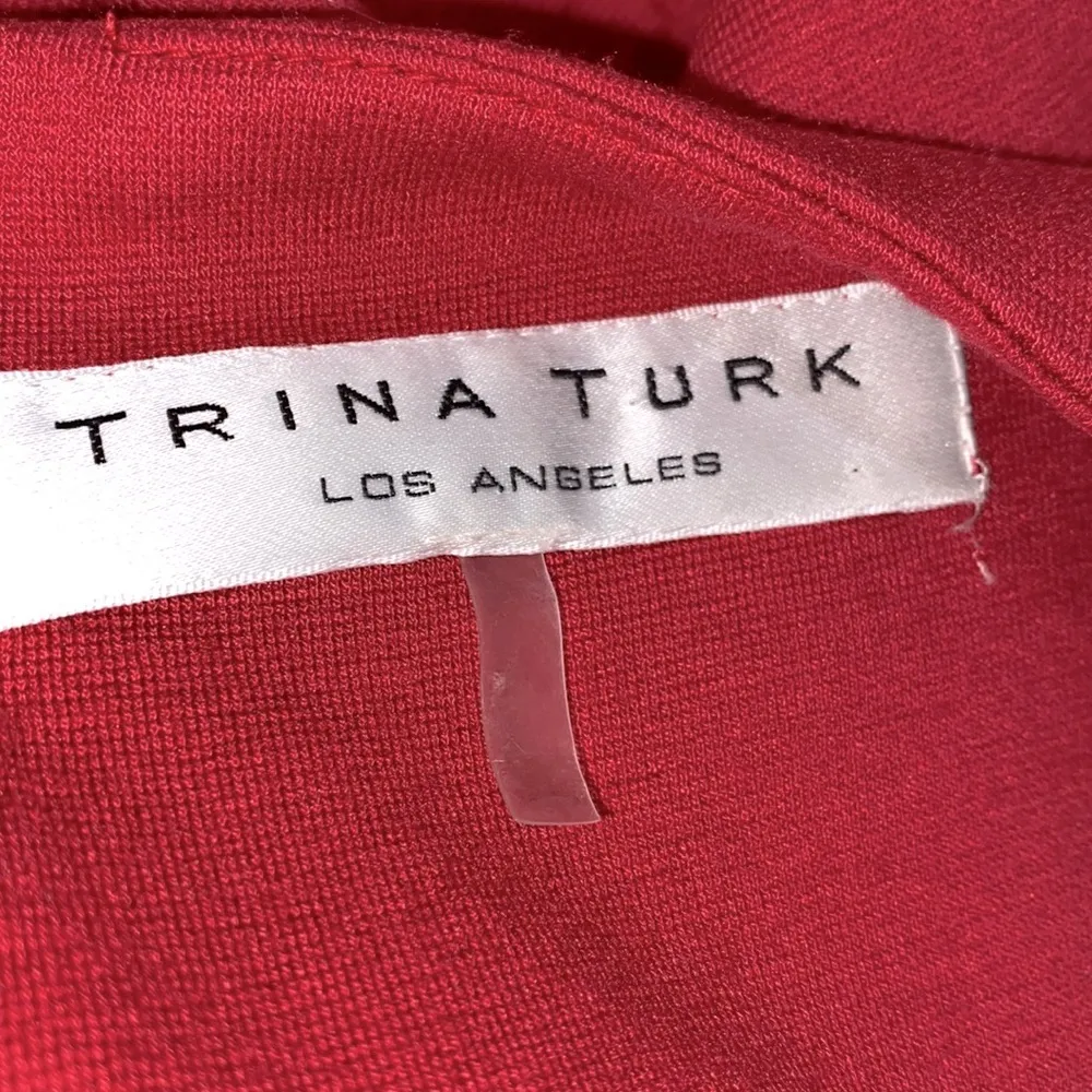 Trina Turk cranberry red dress size 4 - Image 7