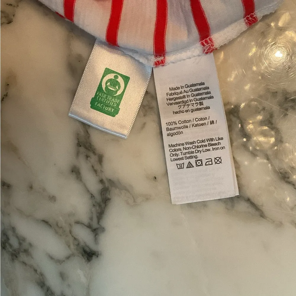 NWOT J.Crew Striped Boatneck Top in Pink Sz M small holes in bottom front - Image 7