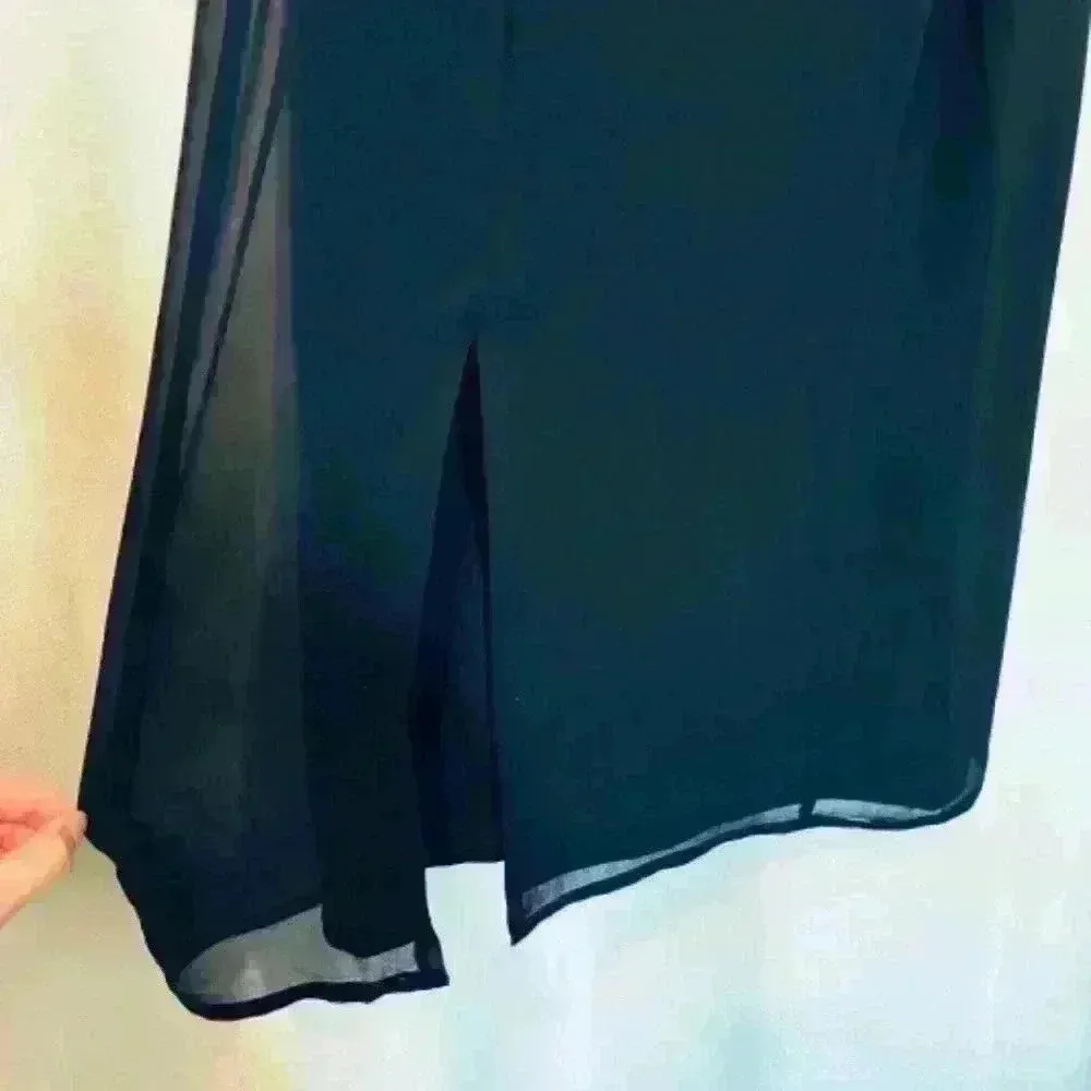 FOREVER 21 Black Woven Junior Size Small Dress - Image 3