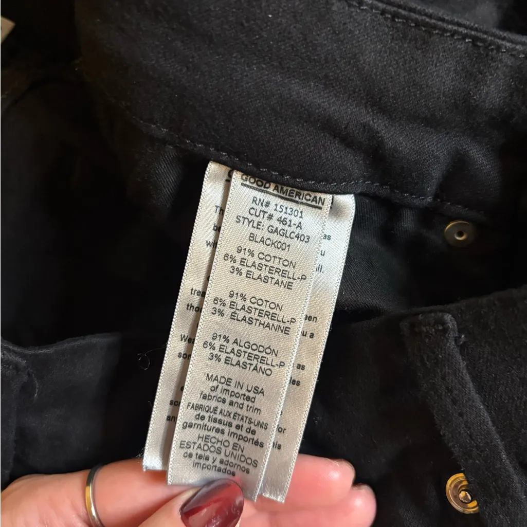 Good American Good Legs Crop Skinny Jeans - Image 7