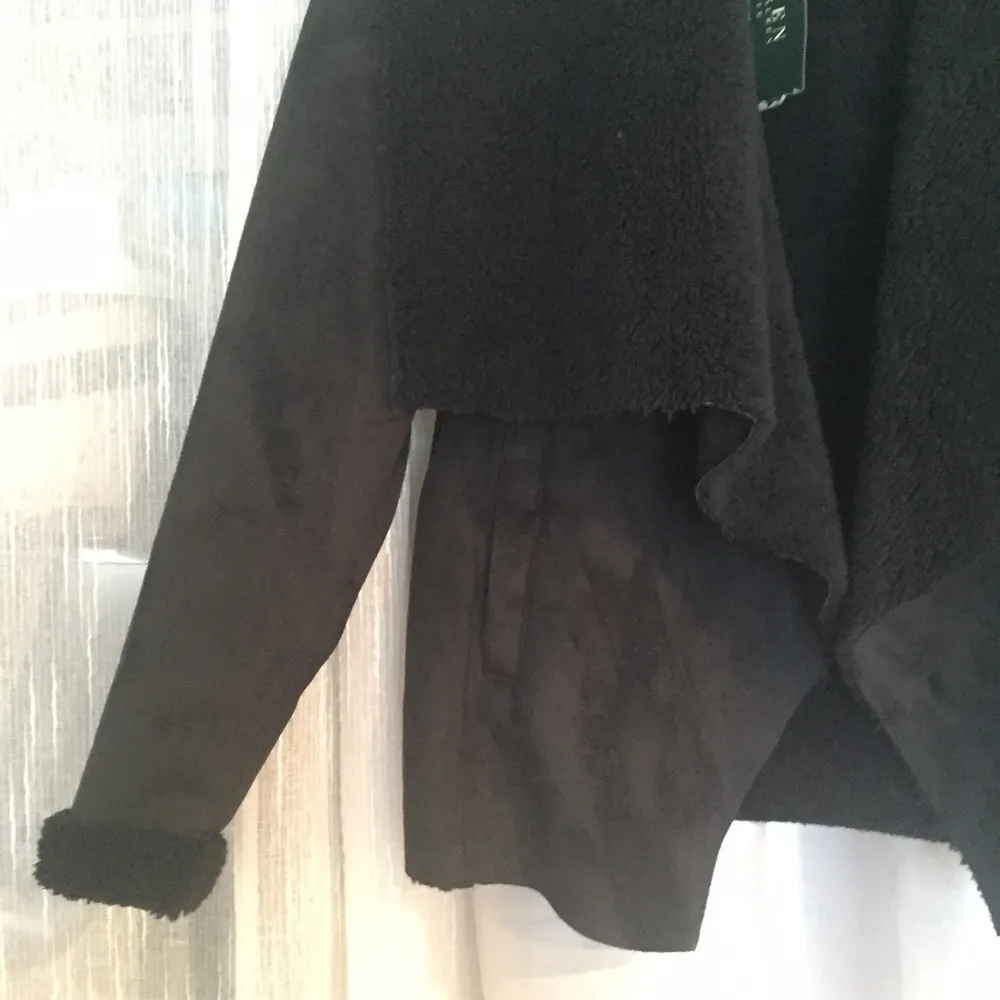 NWT Ralph Lauren Petite Faux Shearling Jacket - Image 3