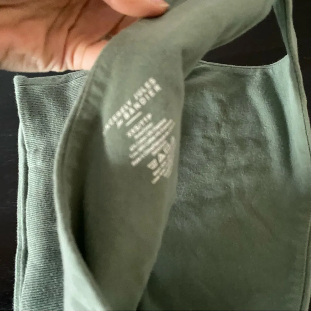 Bandier One Shoulder Long Line Sports Bra Size XXS - Image 5