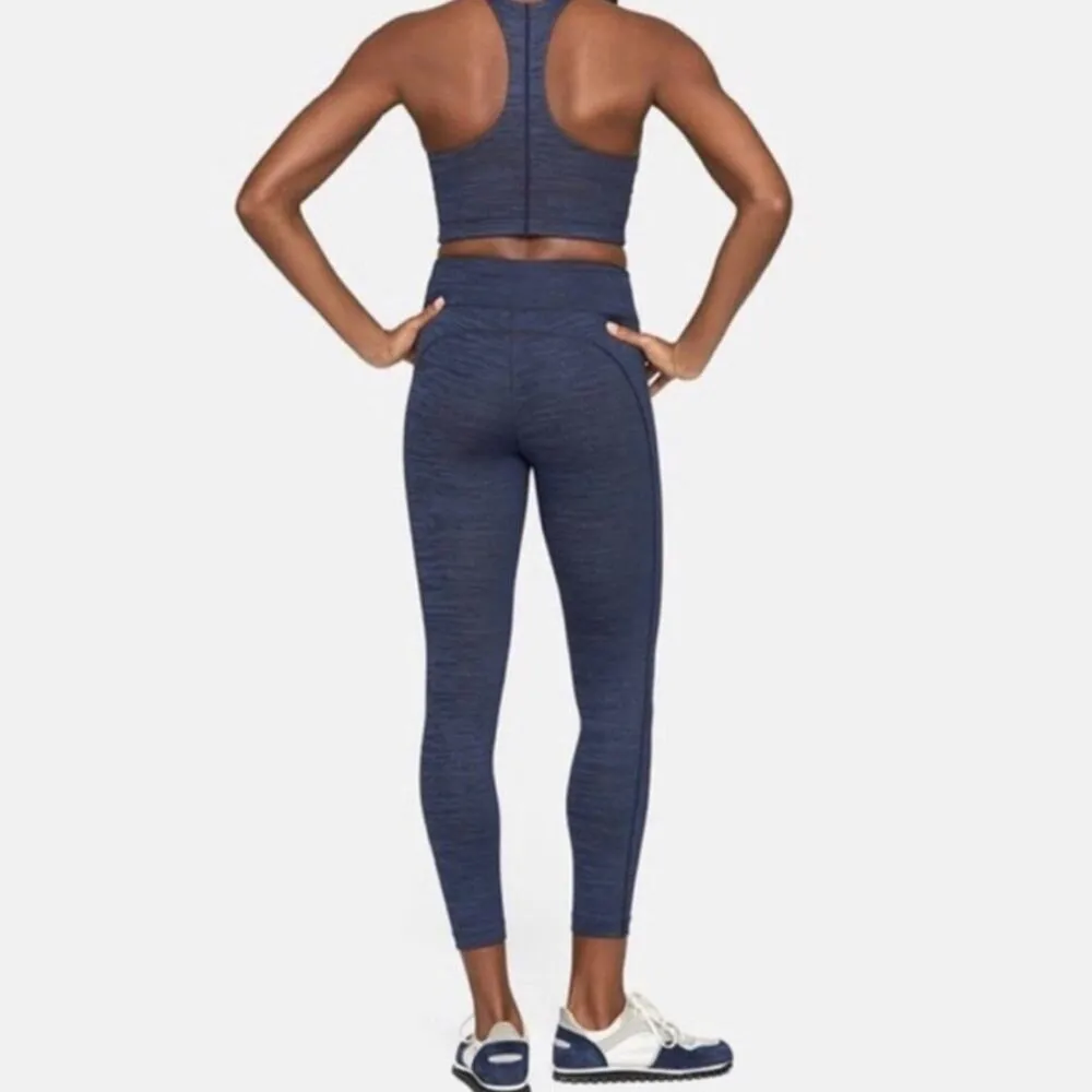 Outdoor Voices TechSweat 7/8 Flex High Rise Leggings Baltic Blue Size Small - Image 12