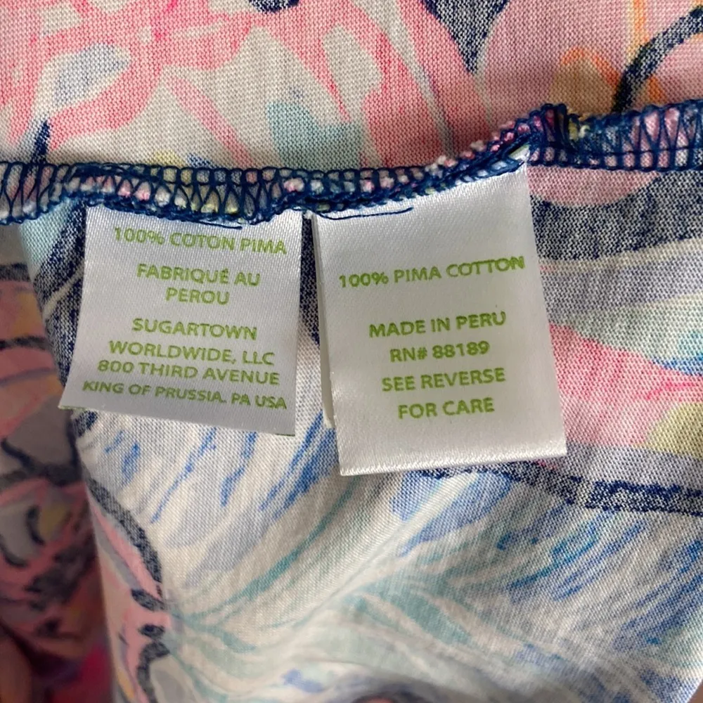 LILLY Pulitzer Multicolor Floral Preston Shift Dress Size XS - Image 3